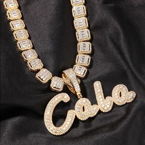 THE BIGGEST ICED OUT CUSTOM NAMEPLATE